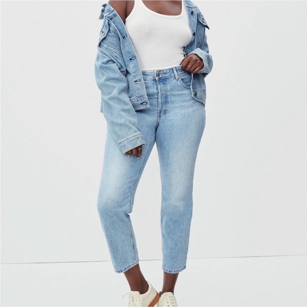 Everlane The Cheeky High Rise Crop Jean Womens Plus Sz 35